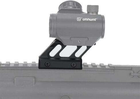 Ohhunt Riser Mount 1 بوصة Hight Picatinny Rail Cantilever Design باللون الأسود in Saudi Arabia