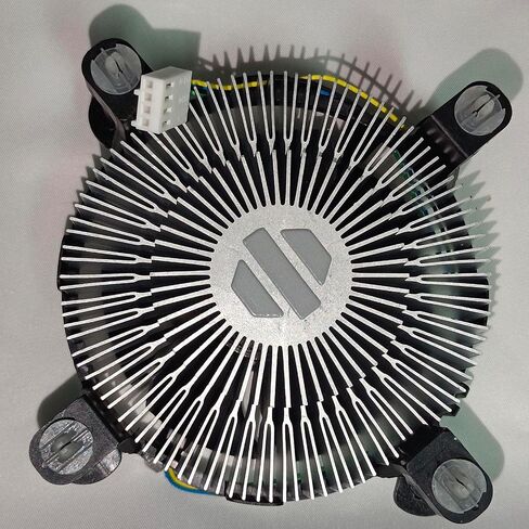 i3/i5/i7 LGA115x CPU Heatsink - متوافق مع Intel CPU Cooler Aluminium Heatsink لـ LGA1200 LGA1151 LGA1150 LGA1155 LGA1156 - لـ Intel E97379-003 لمبرد وحدة المعالجة المركزية لسطح المكتب ذو 4 دبابيس مع الألومنيوم in Kuwait
