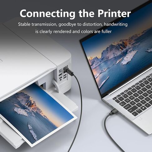 CERRXIAN USB 3.0 Type A Female to Type B Male Connector Adapter 5Gbps USB A to B Printer Converter for Printer, Scanner, External Hard Drive - 2Pack in Saudi Arabia