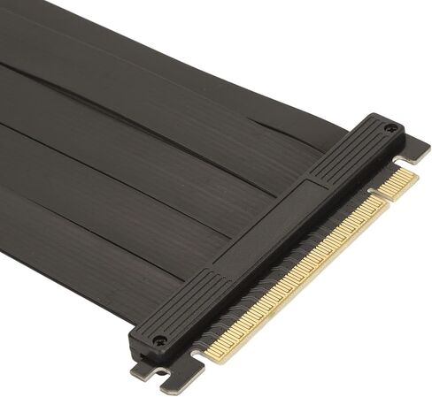 Pssopp PCIE 4.0 X16 Riser Cable, High Speed GPU Extension Cable for RTX3090 RTX3080ti RTX3080 and More 40cm Length EMI Shielded Compatible with X570 B550 Z690 Graphics Card in Saudi Arabia