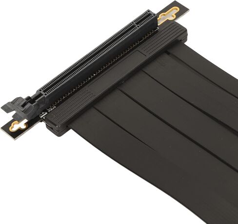 Pssopp PCIE 4.0 X16 Riser Cable, High Speed GPU Extension Cable for RTX3090 RTX3080ti RTX3080 and More 40cm Length EMI Shielded Compatible with X570 B550 Z690 Graphics Card in Saudi Arabia