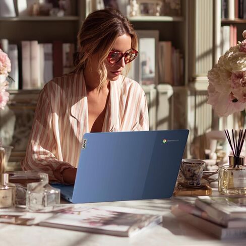 Lenovo IdeaPad Slim 3 Chromebook Laptop, 14'' FHD Touchscreen, 4GB RAM, 64GB eMMC + 256GB Micro SD, MediaTek Kompanio 520, Lightweight Chromebook for Business & Students, w/Accessories in Saudi Arabia