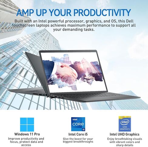 Dell Inspiron 15 3000 Touchscreen Laptop Computer, 15.6" FHD IPS Touch Screen Business Laptop PC, 13th Gen Intel Core i5 (10-Cores), Windows 11 Pro | 10-Key | 64GB RAM 2TB SSD in Saudi Arabia