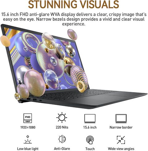Dell Inspiron 15 3000 Touchscreen Laptop Computer, 15.6" FHD IPS Touch Screen Business Laptop PC, 13th Gen Intel Core i5 (10-Cores), Windows 11 Pro | 10-Key | 64GB RAM 2TB SSD in Saudi Arabia