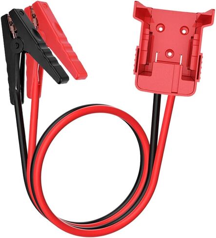 كابلات القفز المتوافقة مع بطارية ميلووكي M18، 2FT 8AWG بطارية محمولة، كابلات معززة للسيارات، طاقة لبدء قفز السيارة باستخدام الأداة in Kuwait