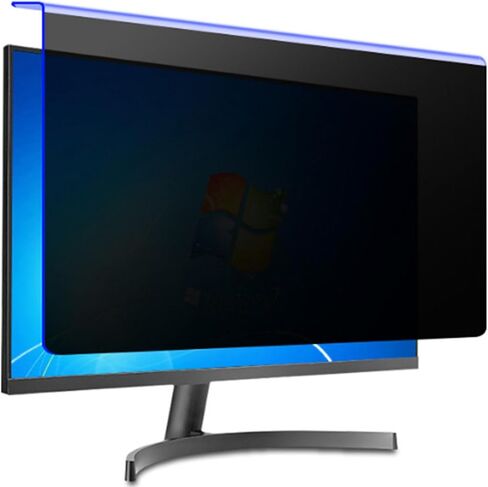 24 Inch Computer Privacy Screen Filter for Widescreen Monitor with 16:9 Aspect Ratio, Anti-Glare, Anti-Scratch Protector in Saudi Arabia