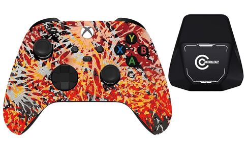 حزمة وحدة التحكم ووحدة التحكم المخصصة - تتضمن وحدة تحكم لاسلكية مخصصة لأجهزة Xbox Series X/S وXbox One والكمبيوتر الشخصي وحامل وحدة التحكم in Kuwait