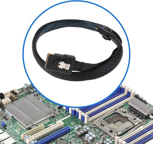 SING F LTD Mini SAS SFF-8087 Server Chassis Motherboard Interconnect Cable 0.5M in Saudi Arabia