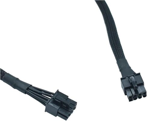 PSU PCIe 8 Pin Port to PCIe 8 Pin (6+2) Male Power Adapter Braided Sleeved Cable for 1200W 1000W 850W in Saudi Arabia