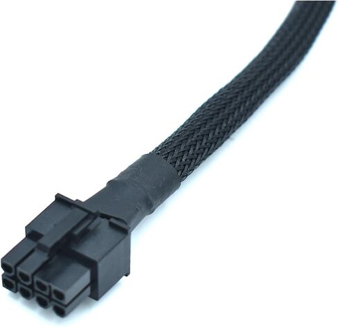 PSU PCIe 8 Pin Port to PCIe 8 Pin (6+2) Male Power Adapter Braided Sleeved Cable for 1200W 1000W 850W in Saudi Arabia