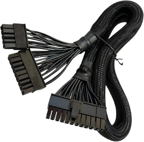 18+10Pin to 24Pin ATX 20+4Pin Motherboard Modular Power Cable Net 60CM 18AWG ForFOCUS, CORE, M12II EVO in Saudi Arabia