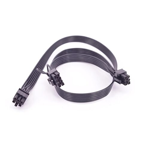 PCI-e 6 Pin to 2 Ports 6+2 Pin 8 Pin Power Supply Cable 6pin to 8pin for V Series V850 V1000 V1200 Modular PSU(6P to 8P) in Saudi Arabia