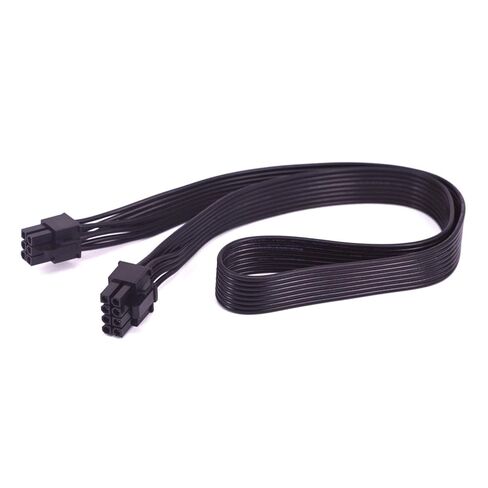 PCI-e 6 Pin to 2 Ports 6+2 Pin 8 Pin Power Supply Cable 6pin to 8pin for V Series V850 V1000 V1200 Modular PSU(6P to 8P) in Saudi Arabia