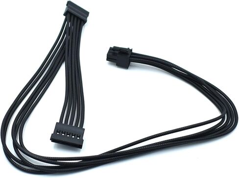 16AWG IDE 4pin/Sata/pci-e 8pin/CPU 8Pin Custom with Braided Pattern Cable for 1200W 1000W 850W Modula PSU(Sata) in Saudi Arabia