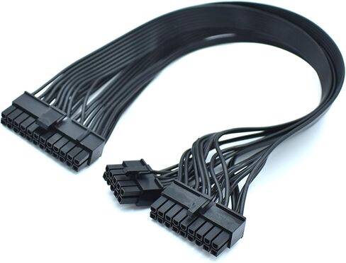 40 سنتيمتر/60 سنتيمتر PSU 18 دبوس + 10 دبوس إلى ATX 24 دبوس اللوحة وحدات الطاقة كابل ل 1200 واط 1000 واط 850 واط (60 سنتيمتر) in Saudi Arabia