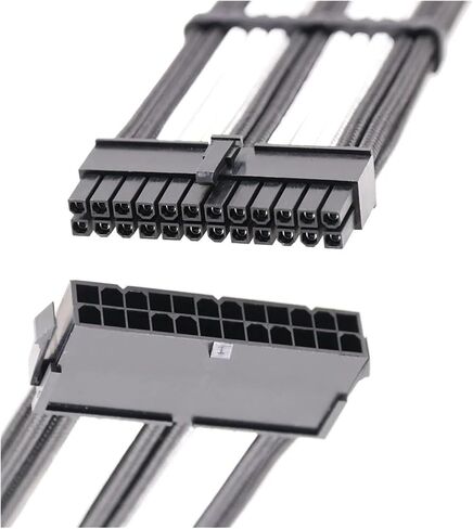 6 Pack Braided ATX Sleeved Cable Extension Kit for Power Supply Cable Kit, PSU Connectors, 24 Pin, 8 Pin, 6 Pin 4 + 4 Pin(Red) in Saudi Arabia