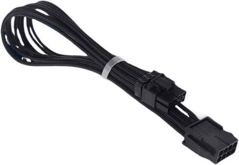 8Pin Female to Male 8 (6+2) Pin PCIE Extension Cable Graphics Video Card GPU Adapter Power Supply Cable in Saudi Arabia