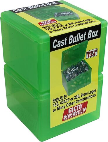 MTM CAST1-16 Cast Bullet Box, 2 Pack, USA Made, Clear Green in Saudi Arabia