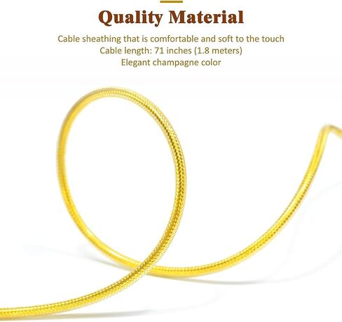 6N OFC Silver-Plated with Metal Shielding Layer 4.4mm 3.5mm Headphone Upgrade Cable for SENNHEISER HD 599 HD 560S HD 505 HD 569 HD 599 SE HD 550 HD 400S HD 400 PRO (4.4mm Plug) in Saudi Arabia