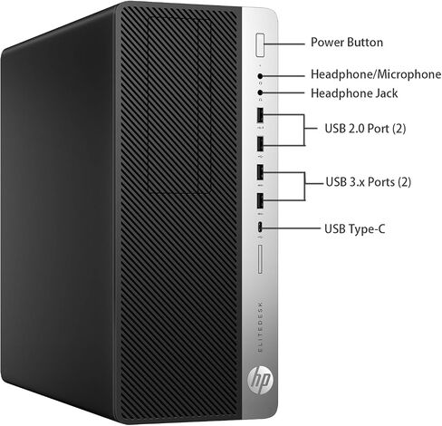 HP EliteDesk 800 G3 Mini Tower Desktop Computer PC, Core i7-6700 3.4GHz, Up to 4.0GHz, Windows 11 Pro, 16GB RAM, 512GB SSD, WiFi, Keyboard&Mouse(Renewed) in Saudi Arabia
