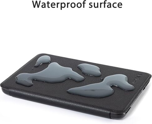CoBak Case for All New 6 Inch E-Reader 2024 and 2022 (11 Generation) - PU Leather Smart Cover, Auto Sleep and Wake, not Compatible with Kobo Clara.Black Pebbled in Saudi Arabia