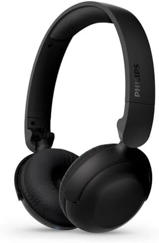 Philips H2209 Wireless Headphones,On-Ear Bluetooth Headphones, Dynamic Bass, Sound Signature,Clear Call,25H Battery Life,Fast Charging,Soft Ear Cups,Bluetooth 5.4,Compact Design,Light,Matte Black in Saudi Arabia