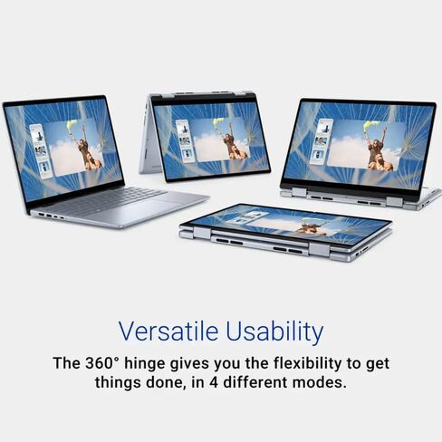 Dell Inspiron 14 2-in-1 Laptop for Business and Student | 14" FHD+ Touchscreen Display | Intel 10-Core 5 120U | Fingerprint | Backlit Keyboard | Wi-Fi 6E | Windows 11 Pro | 32GB RAM | 2TB SSD in Saudi Arabia