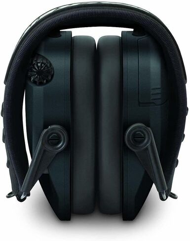 Walker's Razor Slim Electronic Muff with Case and Shooting Glasses (Black) Bundle (3 Items in Saudi Arabia