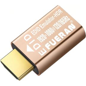 قابس HDMI مناسب لمحاكي العرض بدون راس من 10 قطع، فيران DDC EDID بدون راس مع ويندوز ماك او اس اكس لينكس محول شاشة افتراضية عالي الدقة 1920x1080@60Hz in Kuwait