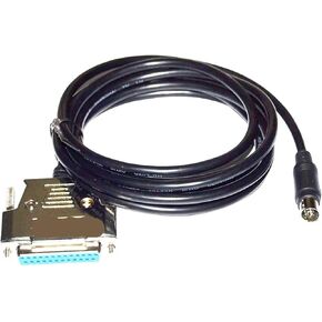 D-SUB 25 PIN DB25 أنثى إلى MINI DIN 8PIN ذكر محول برمجة FX-20P-CADP كابل لسلسلة FX0/FX2N/FX1N (5 متر) in Saudi Arabia