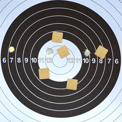 1/2/3/4 رولز ملصقات مستهدفة - ملصقات ذاتية اللصق مقاس 0.87 بوصة للرماة والمستخدمين المستهدفين ورواد النطاق - سهولة الترقيع ووضع علامات على الثقب على الورق أو الورق المقوى - مثالية لممارسة USPSA وIPSC وIDPA in Kuwait