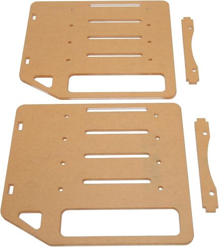 Estink DIY Hard Drive Bracket, Acrylic Multi Layer Hard Disk Rack with Mounting Screw Kit and Accurate Mounting Holes, for 3.5inch Hard Drive and 8cm Fans (6 Layers) in Saudi Arabia