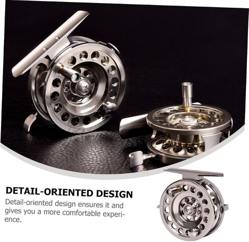 POPETPOP Fishing Reel Metal Fly Reel Aluminum Alloy Lever Brake for Saltwater and Fly Fishing in Saudi Arabia