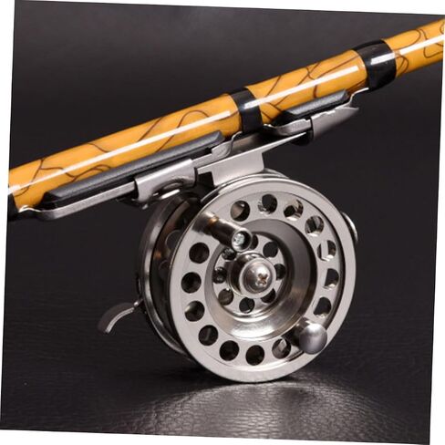 POPETPOP Fishing Reel Metal Fly Reel Aluminum Alloy Lever Brake for Saltwater and Fly Fishing in Saudi Arabia