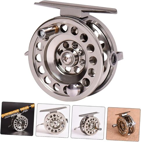 Aluminum Alloy Lever Brake Fishing Reel for Fly Bow Fishing Portable Comfortable Touch Accessory in Saudi Arabia