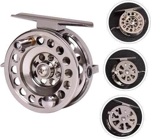 Aluminum Alloy Lever Brake Fishing Reel for Fly Bow Fishing Portable Comfortable Touch Accessory in Saudi Arabia
