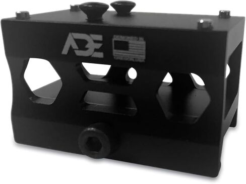 Ade Advanced Optics Absolute Cowitness Riser High Mount – CNC Machined Aluminum with Trapezoid Cuts – Compatible with Holosun HS407C/HS507C/HS508T, Trijicon RMR Red Dot Sight – Matte Black in Saudi Arabia