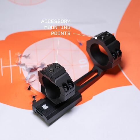 Monstrum Beast Series Cantilever Scope Mount | Integrated Level Bubble and Piggyback Segment | 1 inch Diameter in Saudi Arabia