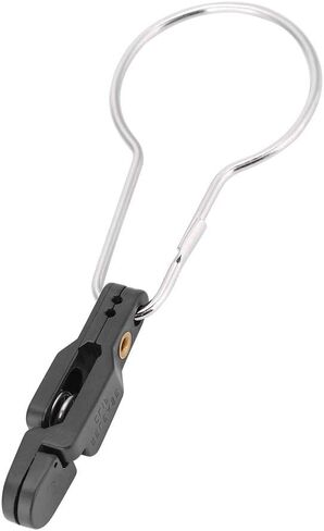 Snap Release Clip with Ring Fishing Board Snap Outrigger Clip Tension Adjustable Line Heavy for Saltwater Saltwater Freshwater Black in Saudi Arabia