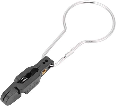 Snap Release Clip with Ring Fishing Board Snap Outrigger Clip Tension Adjustable Line Heavy for Saltwater Saltwater Freshwater Black in Saudi Arabia