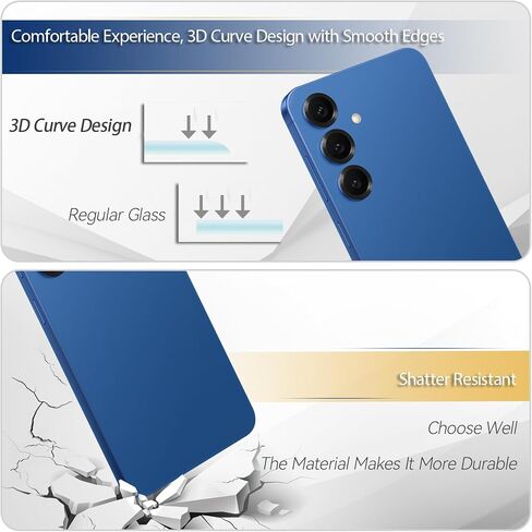 for Samsung Galaxy S25 Back Glass Replacement for Samsung S25 S931 Rear Glass Replacement Battery Cover Housing Door Accessories Parts with Repair Tools(Navy Blue) in Saudi Arabia