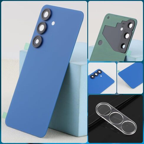 for Samsung Galaxy S25 Back Glass Replacement for Samsung S25 S931 Rear Glass Replacement Battery Cover Housing Door Accessories Parts with Repair Tools(Navy Blue) in Saudi Arabia