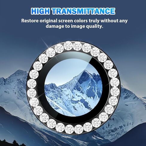 1 Set Glitter Camera Lens Protector Compatible for iPhone 17/16/16 Plus Glass, Anti-scratch 9H HD Tempered Lens Cover & Easy Installation Lens Screen Protector for iPhone 17-Gold in Saudi Arabia