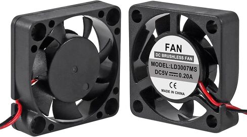 4pcs Fan for Raspberry Pi Cooling Fan Brushless CPU Cooling Fan Cooler Radiator Connector Separating One-to-Two Interface 3.3V 5V for Raspberry Pi4 Pi3 B+, Pi 3, Pi 2, Pi 1 B+ Pi Zero/Zero W in Saudi Arabia