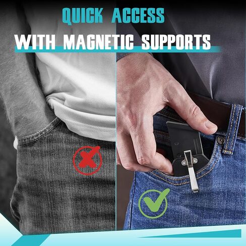 Magnetic Magazine Holder Hidden Pocket Magazine Holder Mag Holster in Kuwait