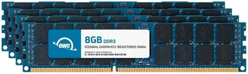 OWC 64GB (4x16GB) DDR3 1333 PC3-10600 CL9 2Rx4 240-pin 1.5V ECC Registered RDIMM Memory RAM Module Upgrade Kit Compatible with Supermicro SuperBlade 7126T Series 7226T Series in Saudi Arabia
