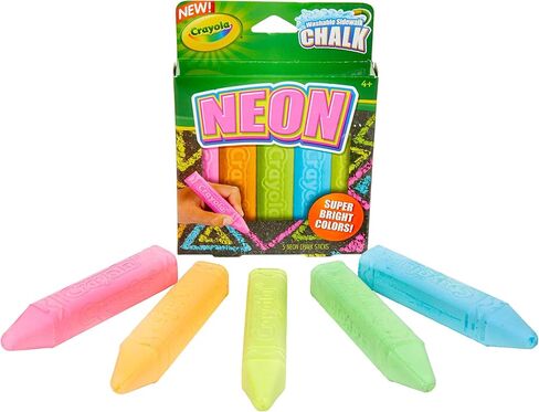 Crayola Neon Chalk 5ct in Saudi Arabia