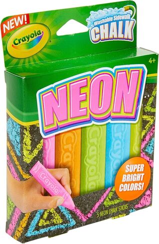 Crayola Neon Chalk 5ct in Saudi Arabia