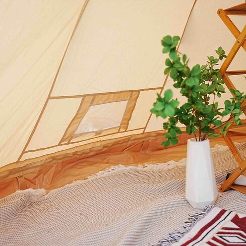 4-Season Canvas Teepee Tent for Camping - Durable, Spacious & Versatile Family Tent Ideal for Outdoor Adventures in Saudi Arabia