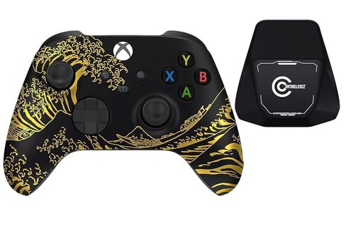 Custom Controllerzz Controller & Controller Stand Bundle – Includes Custom Wireless Controller for Xbox Series X/S, Xbox One, PC & Controller Stand in Kuwait